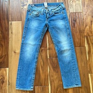 True Religion cropped jeans